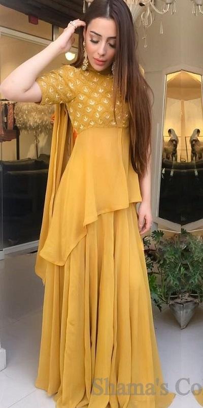 Gharara/Sharara With High Low Kurti