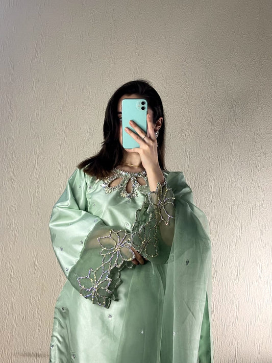 Designer Pista Kataan Silk Suit